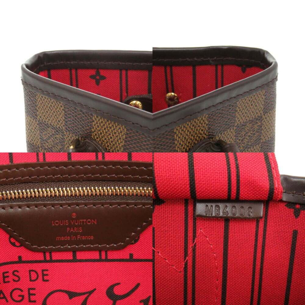 LOUIS VUITTON Authentic Brown Damier Neverfull PM Tote Bag - Picture 10 of 10